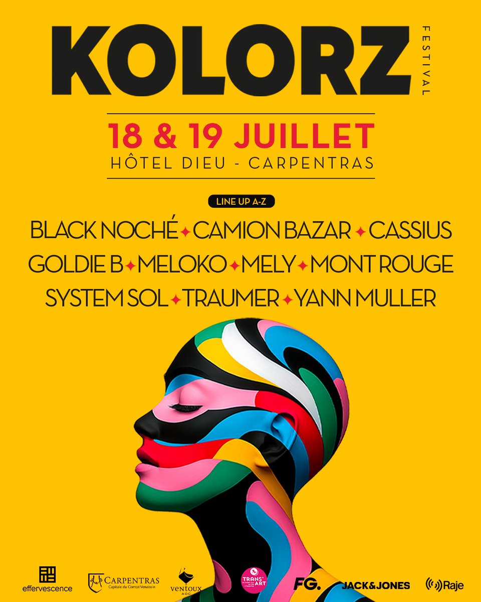 🎫 Tu as (ou veux) une place pour Kolorz (18–19/07) ou Pierre Garnier (20/07) à Carpentras ?

🎨 Bénéficie de l’entrée au musée Inguimbertine pour 8 € !
📍 Hôtel-Dieu
📆 Offre valable sans durée dans le temps ! 

🎟️ Billets :
👉 shotgun.live/fr/festivals/k…
👉 bit.ly/Carpentras-AEG…