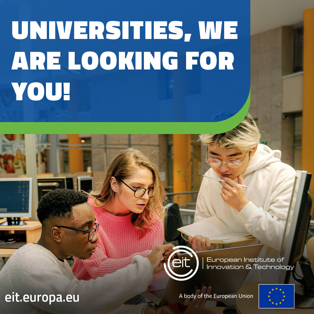 EITeu's tweet image. 📣 While campuses get quieter, universities need to stay on track! 🎓
We're looking for partners to co-design master's programmes in Data Science & Business Excellence
Help us bridge the gap between academia & the market
👉 eit.europa.eu/our-activities…
#EITCommunity #HorizonEurope