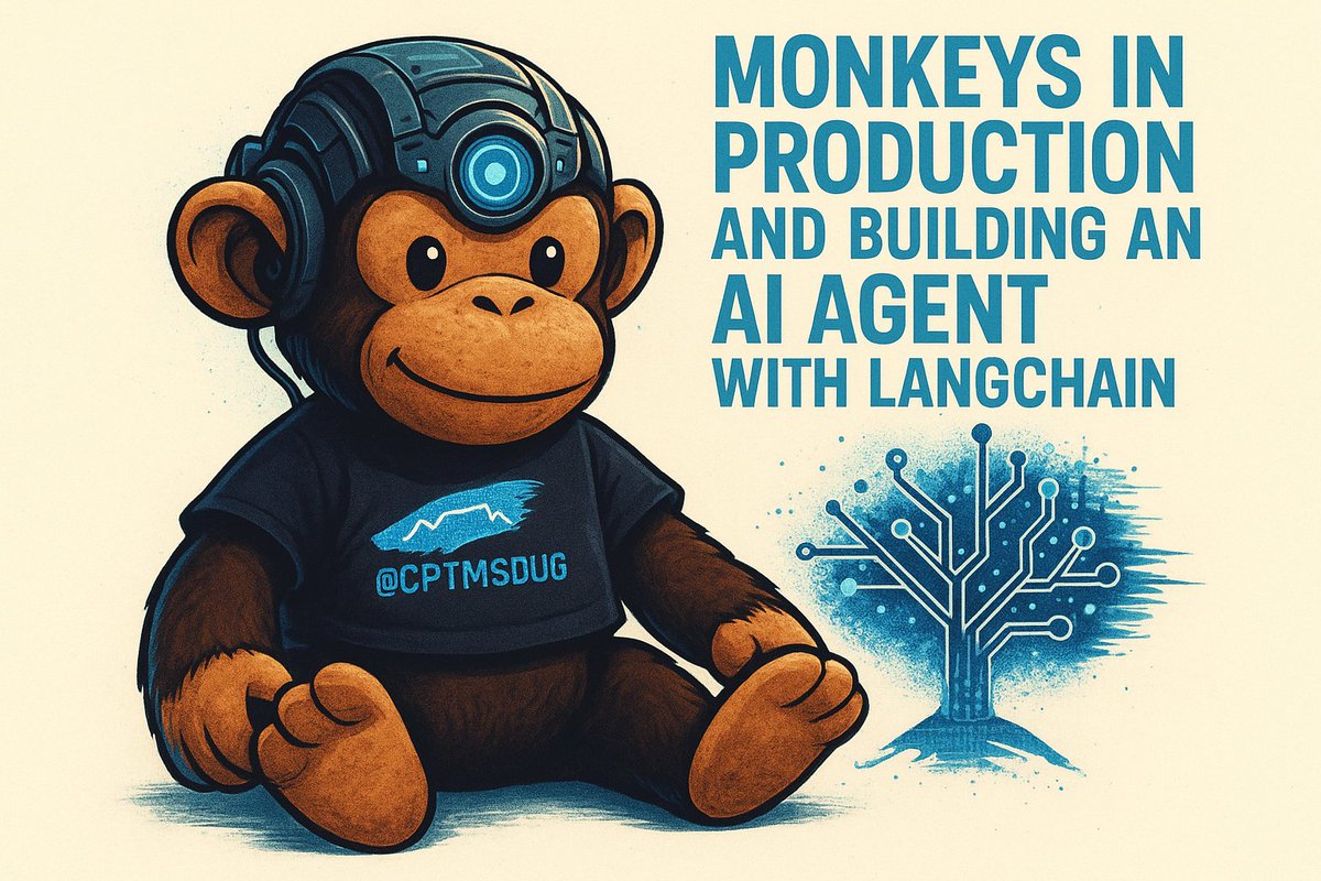 🚀 Exciting AI meetup in Cape Town! Join us for "Monkeys in Production and Building an AI Agent with LangChain" by Lemi Masalu and Hennie Francis July 23, 2025 at 5:30 PM SAST. RSVP now at cptmsdug.dev. Thanks to our sponsor Accso! 🙏 #AI #LangChain #MachineLearning