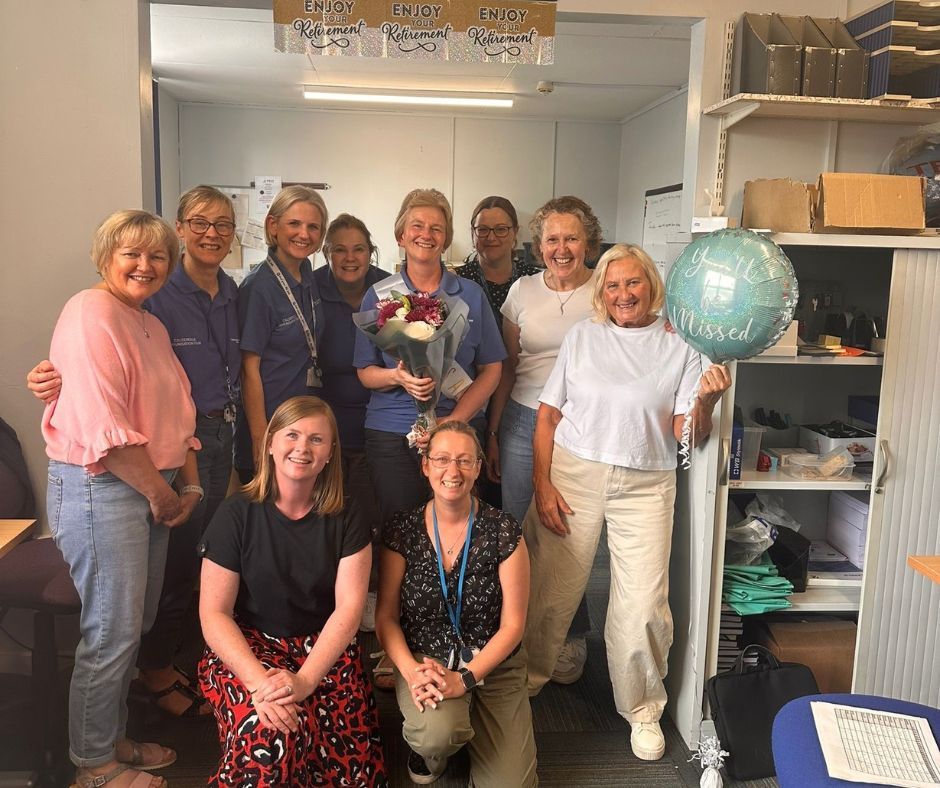 CHFTNHS's tweet image. A fond farewell to Staff Nurse, Janet Stott as she retires after 36 years in nursing. 👋 

She has worked in various nursing roles during her career, including working as a school nurse, and finally as part of the immunisation team. 

We wish you all the best in your retirement.