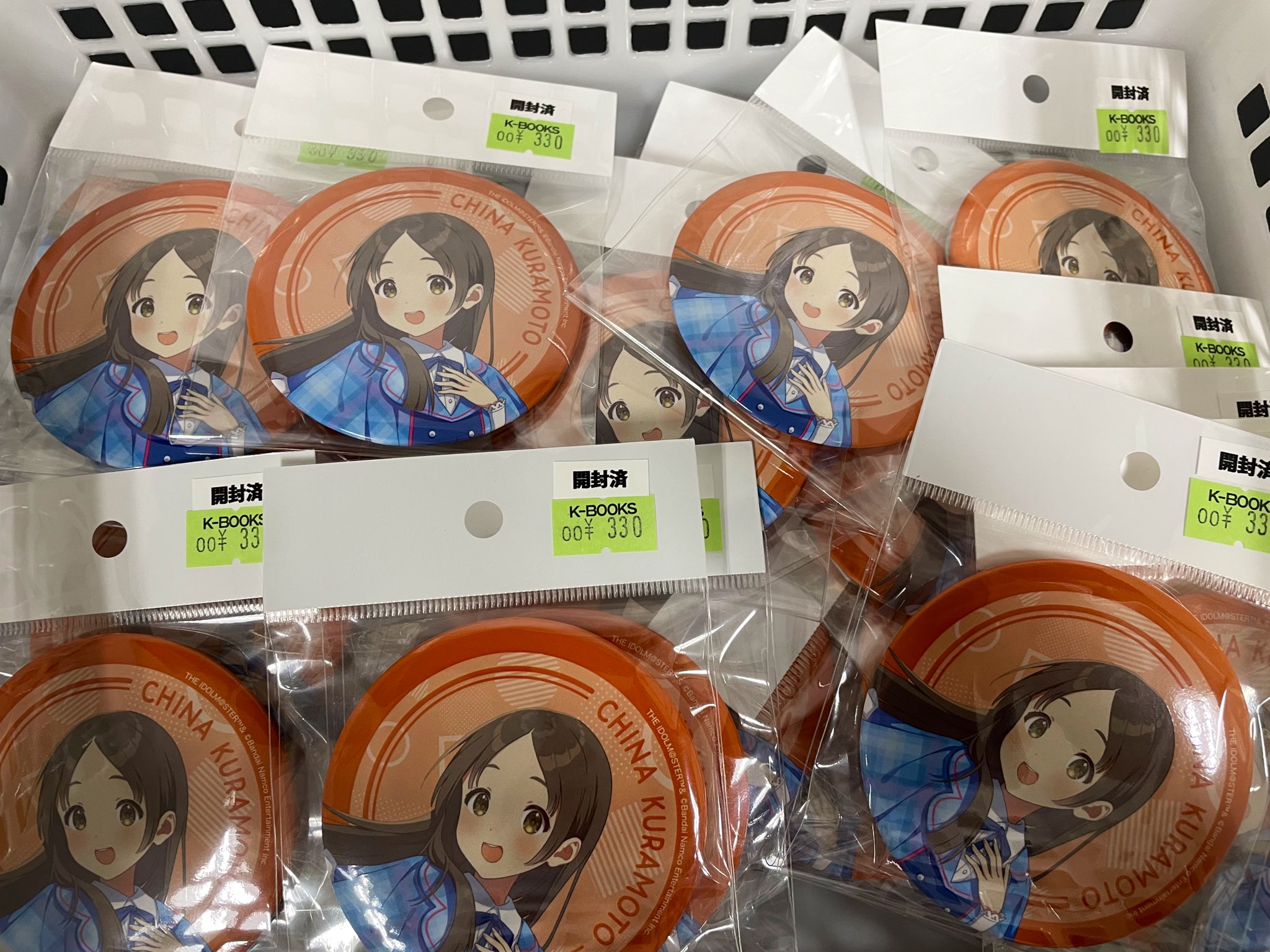 アイドルk缶バッジ アイドルマスター シンデレラガールズ 公式オーロラ缶バッジ