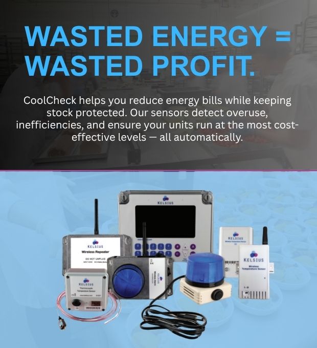 Wasted Energy = Wasted Profit.

✔️ Optimise fridge &amp; freezer energy use
✔️ Reduce utility costs with smart alerts
✔️ Monitor for overcooling and inefficiencies

CoolCheck helps you reduce energy bills while keeping stock protected. 
📞 UK: +44 (0)2045 799 048 | IRL: 074 916 2982