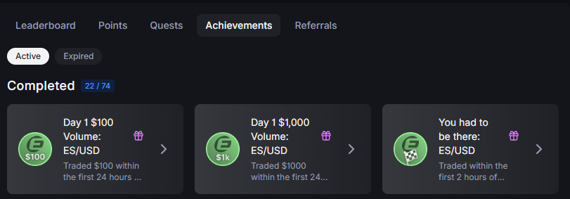 🎉 Backpack check quà từ Achievements nha ae

✅Trước đó ae làm theo hướng dẫn mình thì lụm nha
✅ Mình được 300 $ES Hẹ hẹ

👉Vào check đi ae: backpack.exchange/join/TOP(chọn tab Achievements)

👉 Event 250 $ES vẫn làm được nha: t.me/Solotop_Alpha/…

**Chơi với