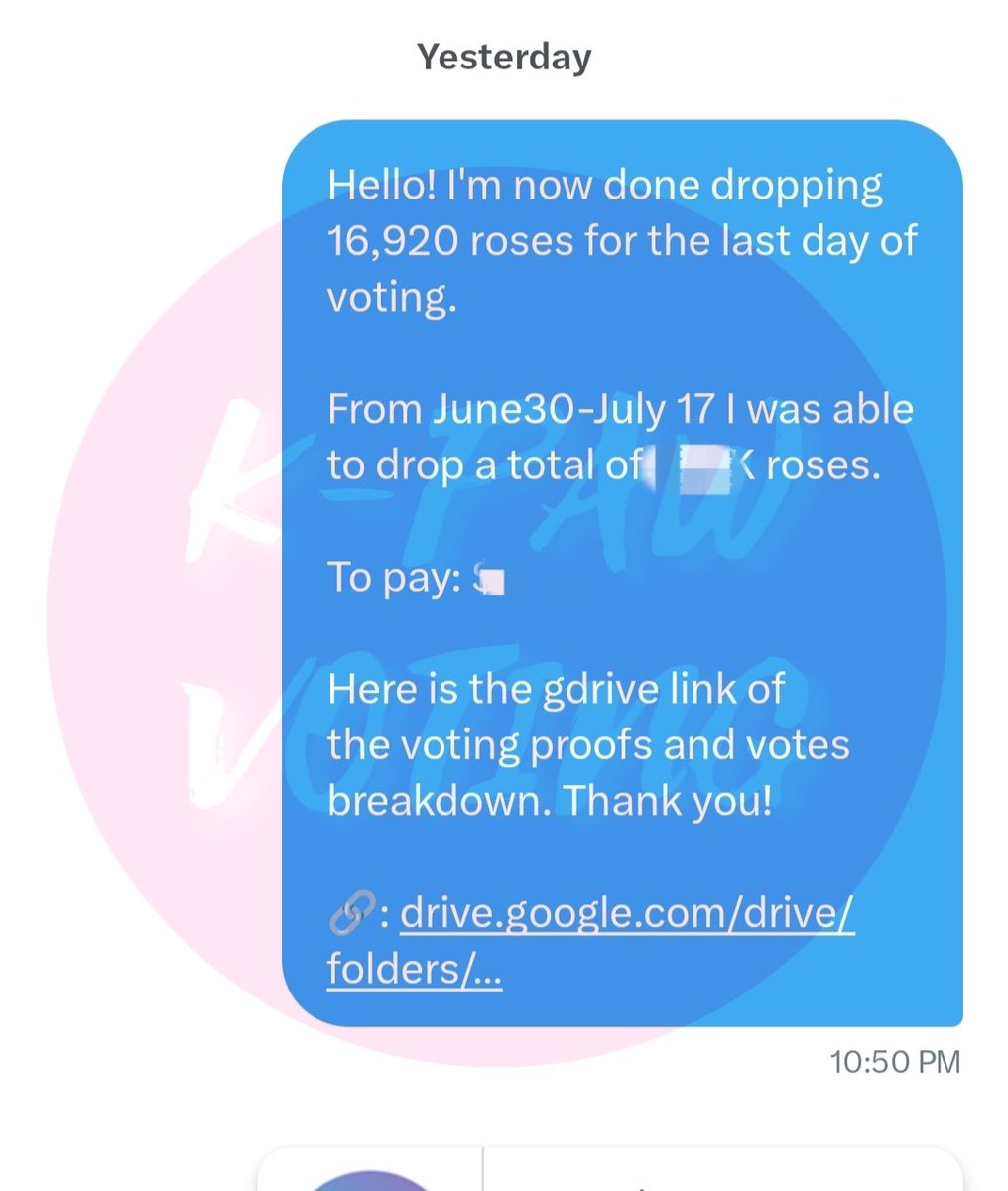 kpawvoting's tweet photo. [#kpawvotingproof]

SOLD roses in celeb champ - Blue Dragon Awards 2025. Thank you so much again for purchasing 😊 https://t.co/pNcSHR126U