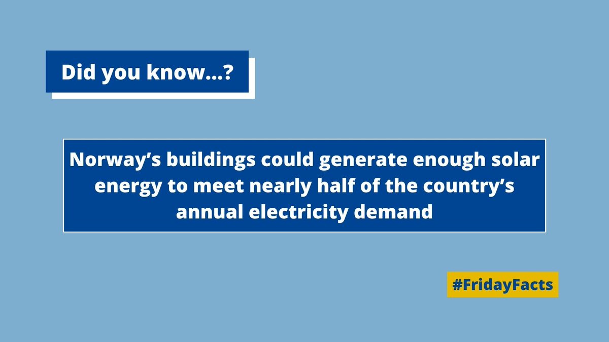 EU_BUILDUP's tweet image. A recent #publication highlights the potential of urban solar power in Norway: its high latitude offers unique advantages for #solargeneration, including long summer days, reflective snow, and cool temperatures that enhance panel efficiency.

👉build-up.ec.europa.eu/en/resources-a…