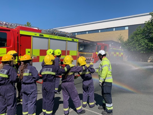 ASCHC_COLLEGE's tweet image. This week we celebrated the end of the G.R.I.T Course at Huddersfield Fire Station.
A group of Year 7 & 8 students have been attending for the last 9 weeks, learning new skills. They showcased their skills in front of Parents and Carers, A massive WELL DONE to everyone.