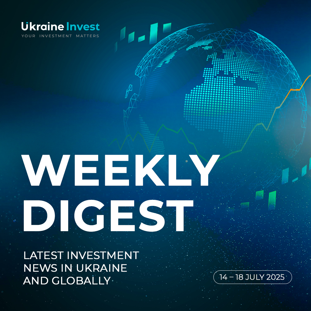 ⚡ This is a weekly digest of news about investment and business development in Ukraine and the world from the #UkraineInvest team ➡ ukraineinvest.gov.ua/en/news/weekly…