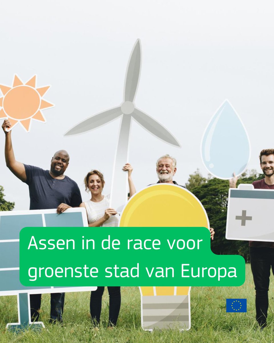 EUinNL's tweet image. 🥇 @Gemeente_Assen maakt kans op de European Green Leaf Award 2027 🌿De stad blinkt uit in o.a. biodiversiteit en circulaire economie. Op 2 oktober wordt de winnaar bekend. Prijs: €200.000 voor duurzame projecten.
#assen #greenleafaward #duurzaamheid #milieu