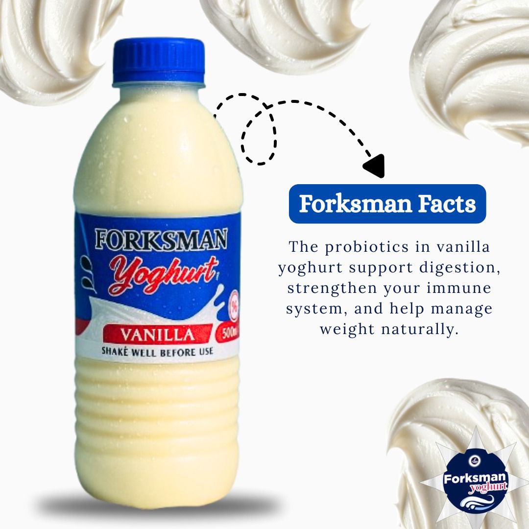 forksreign's tweet image. Whether you’re hitting the gym 🏋️or just chilling, Forksman Yoghurt got you. Probiotics for your gut, immune support for your hustle, and creamy vibes for your cravings.
Snack lovers, gym buddies, and everyone in between-this one’s for you.
#ForksmanFriday #HealthyChoice