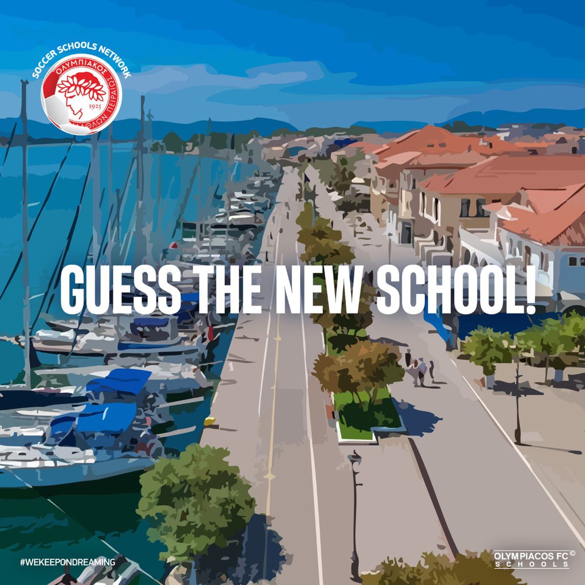 olyfcacademy's tweet image. 🤫 𝗚𝘂𝗲𝘀𝘀 𝘁𝗵𝗲 𝗻𝗲𝘄 𝘀𝗰𝗵𝗼𝗼𝗹! 🔴⚪️
🆕 Νέο μέλος στο δίκτυο των ερυθρόλευκων σχολών 🔜
#OlympiacosSoccerSchools #Olympiacos #OlympiacosFCAcademy