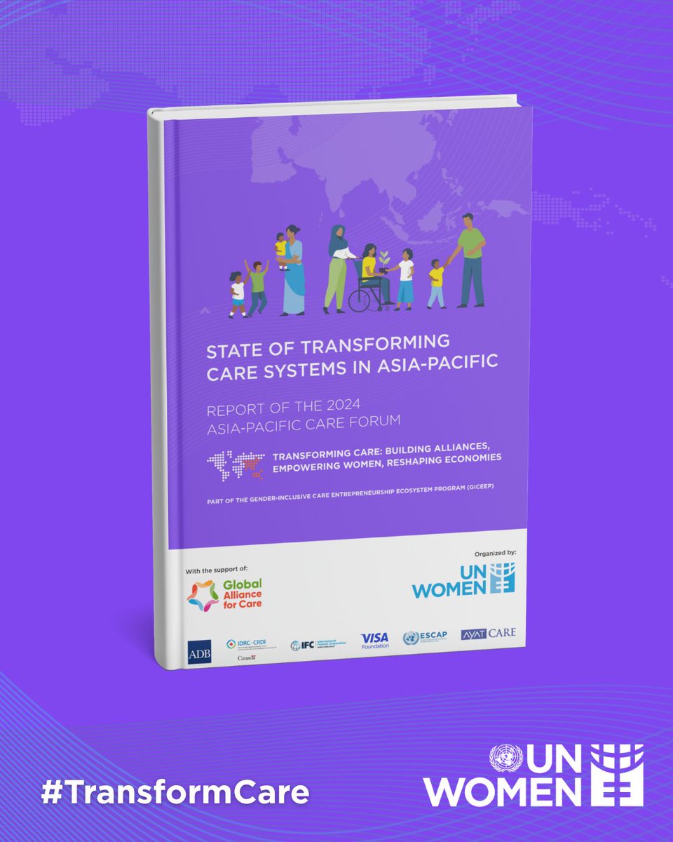 unwomenasia's tweet image. "State of Transforming Care Systems in Asia-Pacific: Report of the 2024 Asia‑Pacific Care Forum" — is out now.
Explore what’s needed to drive real change: 🔗 unwo.men/uwZv50WrGL4
#TransformCare