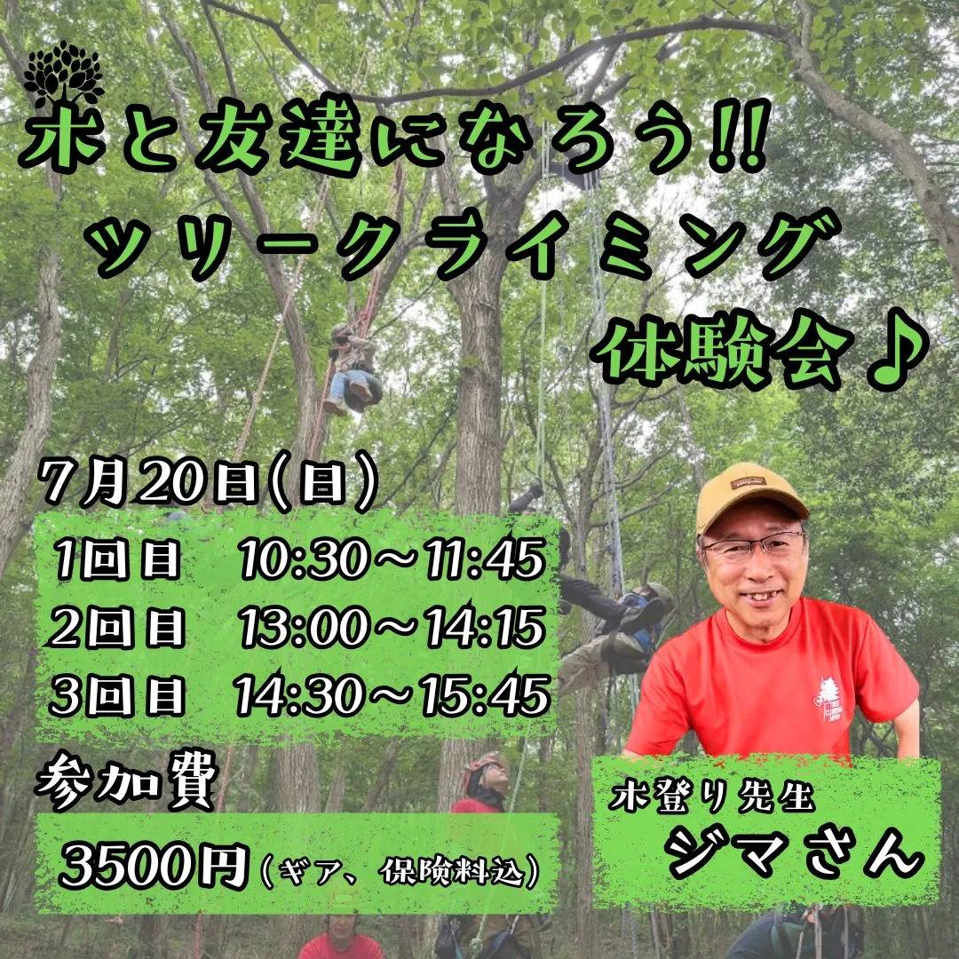7月20日朝イチに選挙に行った後は、その足でそのまま遊びに来てね！
木登りで遊ぶんだぞ〜〜😆
osotoman.com/treeclimbing