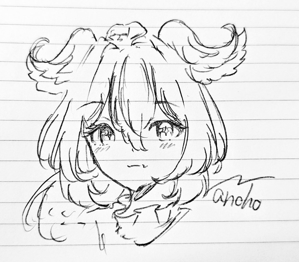 nanoho0421's tweet image. I drew this in 4 minutes during a break between classes.