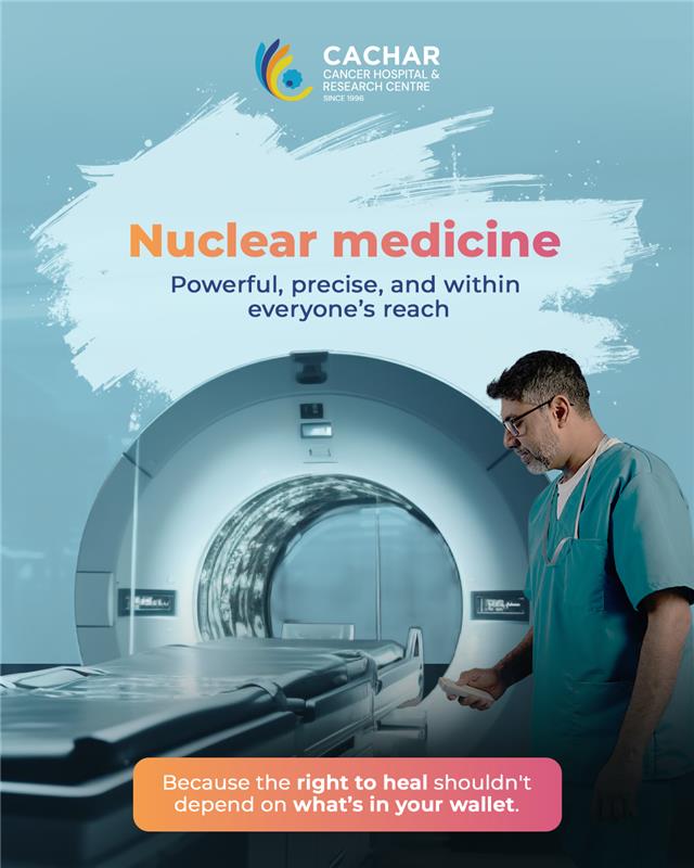 CCHRCCancerCare's tweet image. We welcome you to a hospital where Nuclear Medicine isn’t just about technology; it’s about giving everyone a fair chance at healing.
Support compassionate, inclusive care.
Become a friend of Cachar:
cacharcancerhospital.org
.
.
#NuclearMedicine #CacharCancerHospital