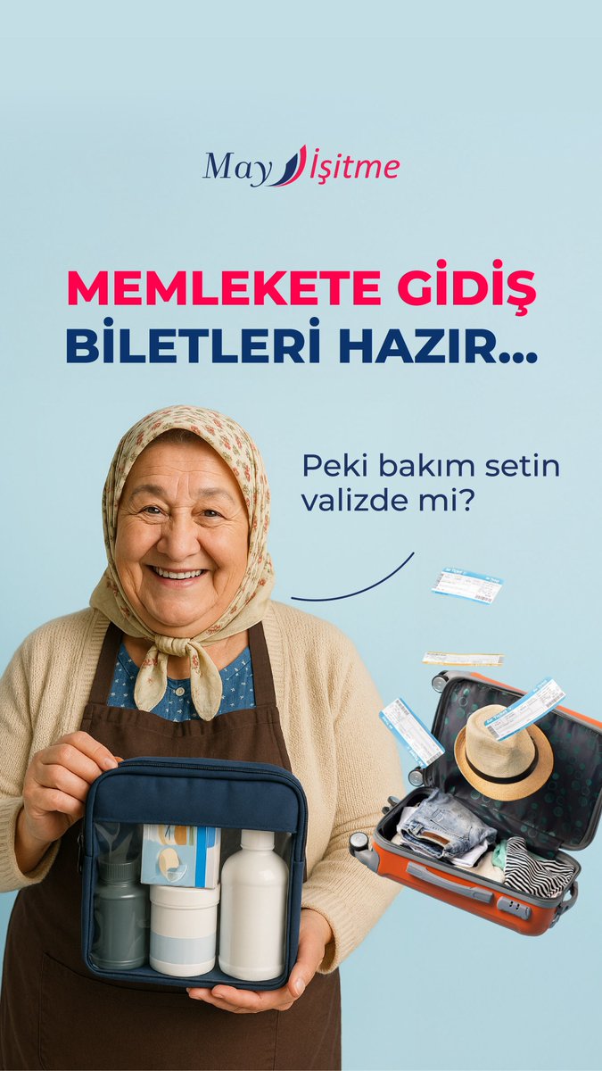 📷 Bilet tamam, valiz hazır…
📷 Ama işitme cihazı bakım setin de çantada mı?
Tatile çıkmadan önce cihazına da küçük bir tatil bakımı yapmayı unutma!
Tüm bakım malzemeleri şubelerimizde seni bekliyor. Uğramadan yola çıkma! #mayişitme #hayatınsesiniyakala