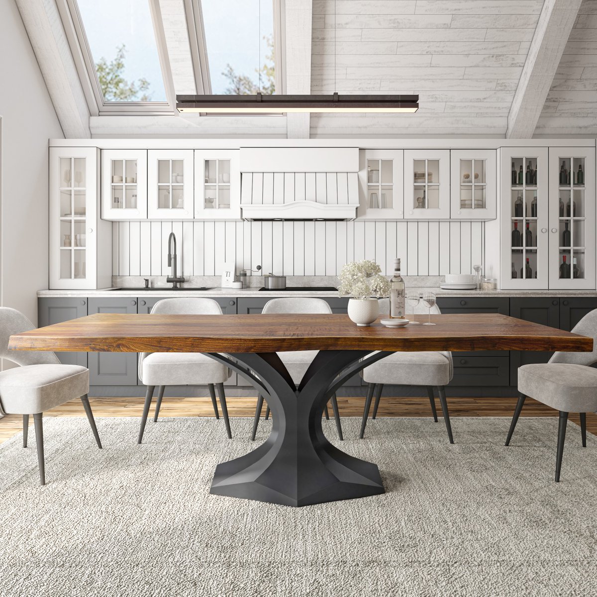 Flowyline_'s tweet image. Outside, the rain may chill the air - but in here, warmth fills the dining room. A table that welcomes many, and stories just waiting to be told. 🌧 🍽

👉 Get the table base that brings your dining space to life. Order now!

#FlowlylineDesign #304Dentro #DiningTable #TableBases