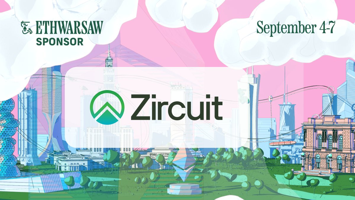 ETHWarsaw's tweet image. gmeow πΎ
Say hi to our next sponsor: @ZircuitL2!
Zircuit is the AI-powered blockchain with sequencer-level security that protects every transaction. EVM-compatible, dev-friendly, and ready to go.
Catch the team at ETHWarsaw this September!