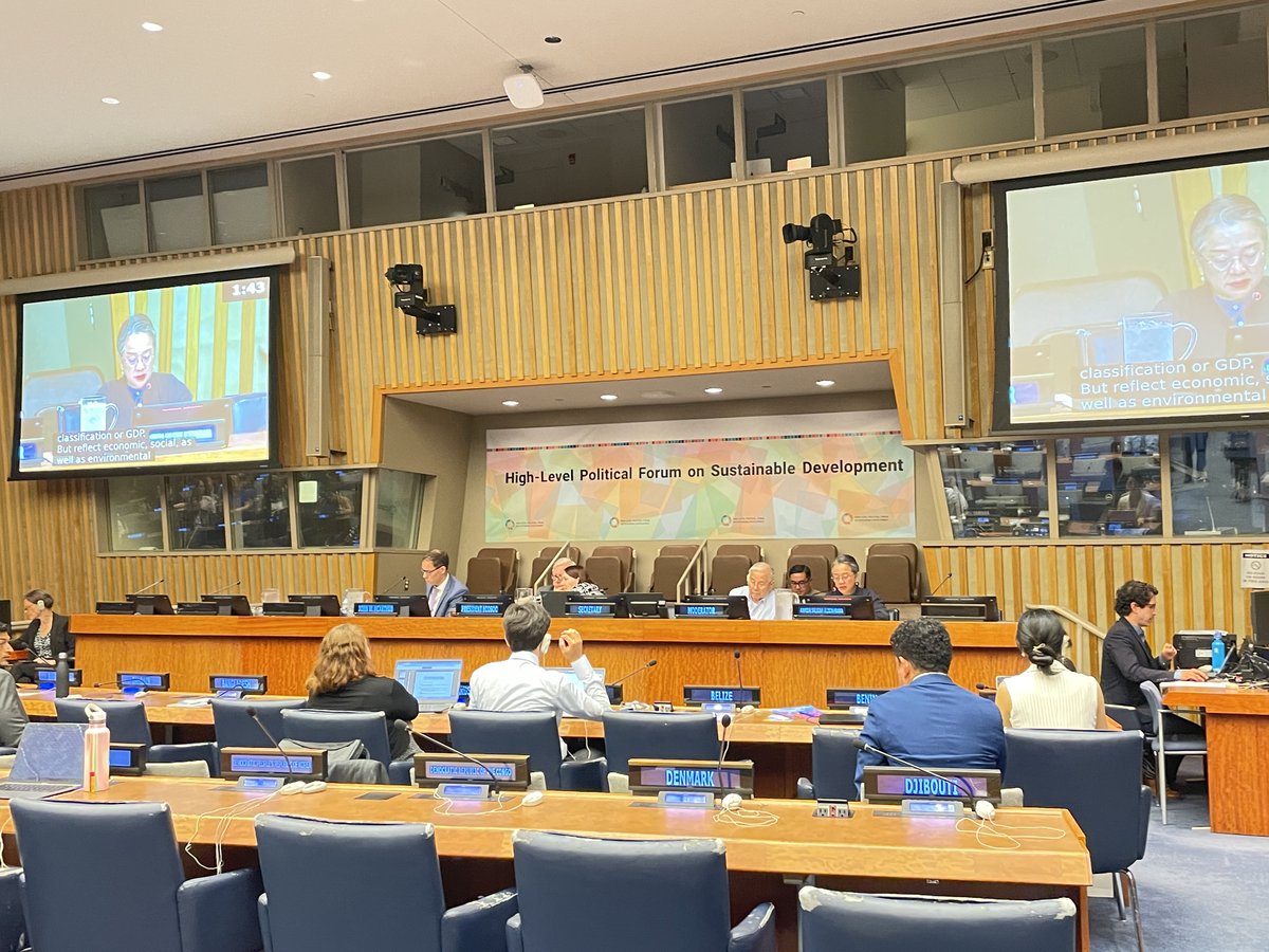UN_Armida's tweet image. #AsiaPacific is home to 38 middle-income countries and 60% of the world’s population.
At #HLPF, I emphasized that achieving the #SDGs means investing in people, advancing the green transition & expanding partnerships, including with emerging donors & private sector.