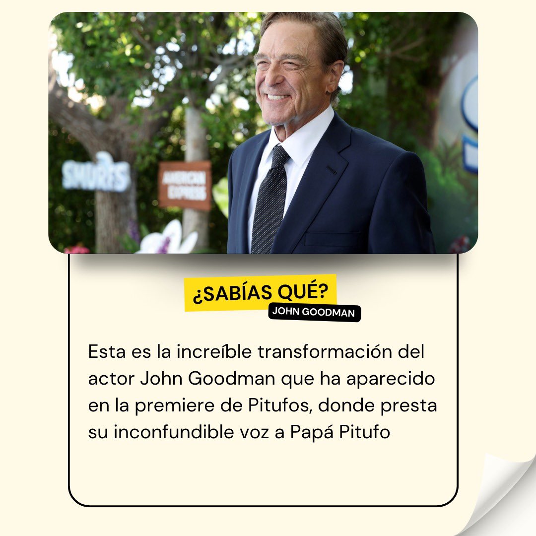 CineramaEs's tweet image. El actor John Goodman pierde 90 kilos y parece otro 👉🏻 Te contamos todos los detalles #cine #noticias