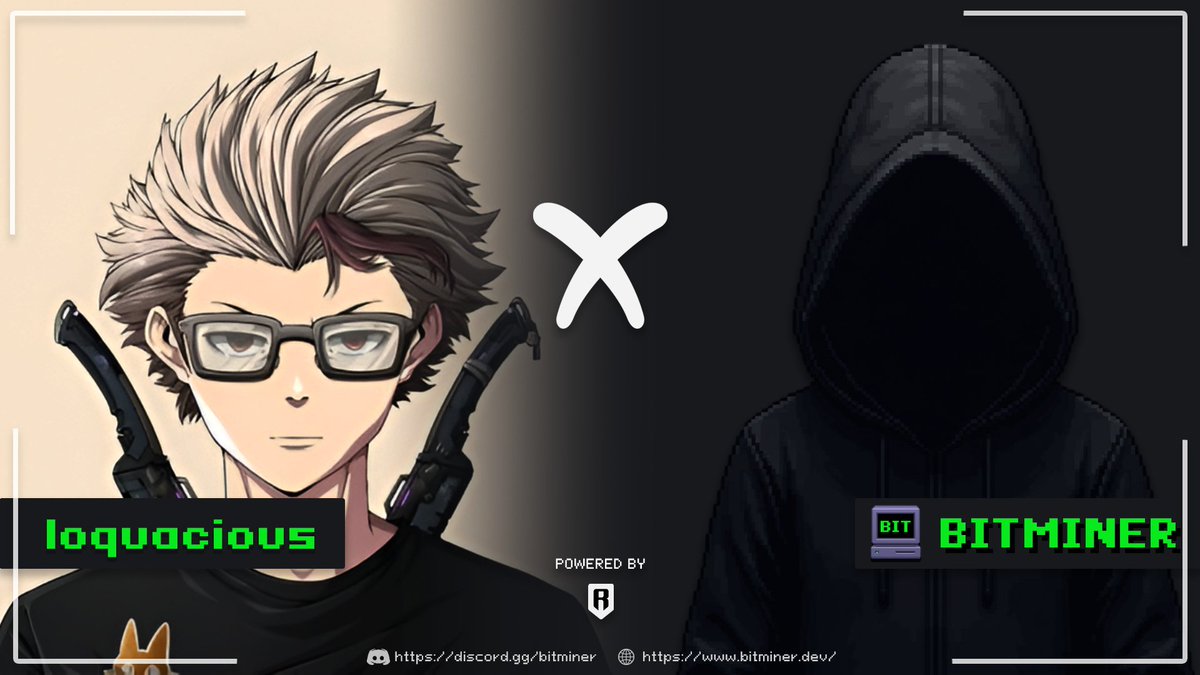 loquadff's tweet image. Join  @0xbitminer  for an OG ROLE and GTD giveaway!

3 GTD WL Spots Up For Grabs! 
6 FCFS WL Spots Up For Grabs!

To enter:
 Follow @0xbitminer
 
Follow @loquadff

 Like &amp;amp;  Retweet
 
Tag 3  friends

 Drop your Ronin address (no RNS) &amp;amp; Discord ID
 
Join: discord.com/invite/bitminer