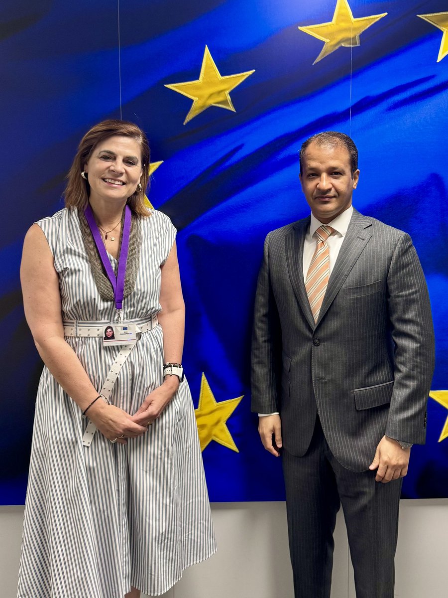 Nawaf Alenezi (@nawafnafe3) on Twitter photo Met with <a href="/A_Panagopoulou/">Anna Panagopoulou</a>, Head of Cabinet for EU Commissioner for Sustainable Transport & Tourism where we discussed ๐ฐ๐ผ + ๐ช๐บ keen interest on promoting tourism as well as aviation cooperation.
<a href="/tzitzikostas/">Apostolos Tzitzikostas</a> Met with <a href="/A_Panagopoulou/">Anna Panagopoulou</a>, Head of Cabinet for EU Commissioner for Sustainable Transport & Tourism where we discussed ๐ฐ๐ผ + ๐ช๐บ keen interest on promoting tourism as well as aviation cooperation.
<a href="/tzitzikostas/">Apostolos Tzitzikostas</a>