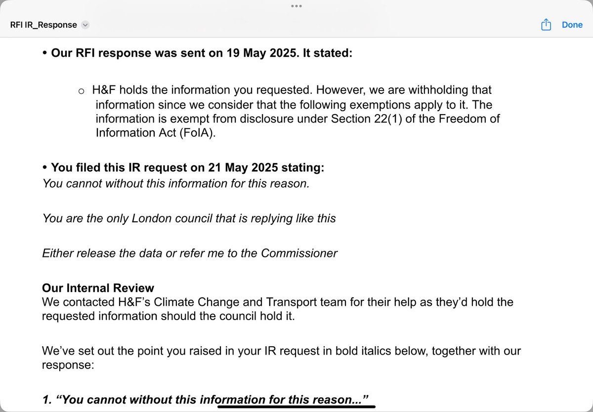CameraTraffic's tweet image. It refuses to provide data because LTNs in @LBHF are all about the money, indirectly taxing ordinary working people, reducing productivity through congestion. @heidi_labour, @StephenCowan is losing you votes through playing games like this.