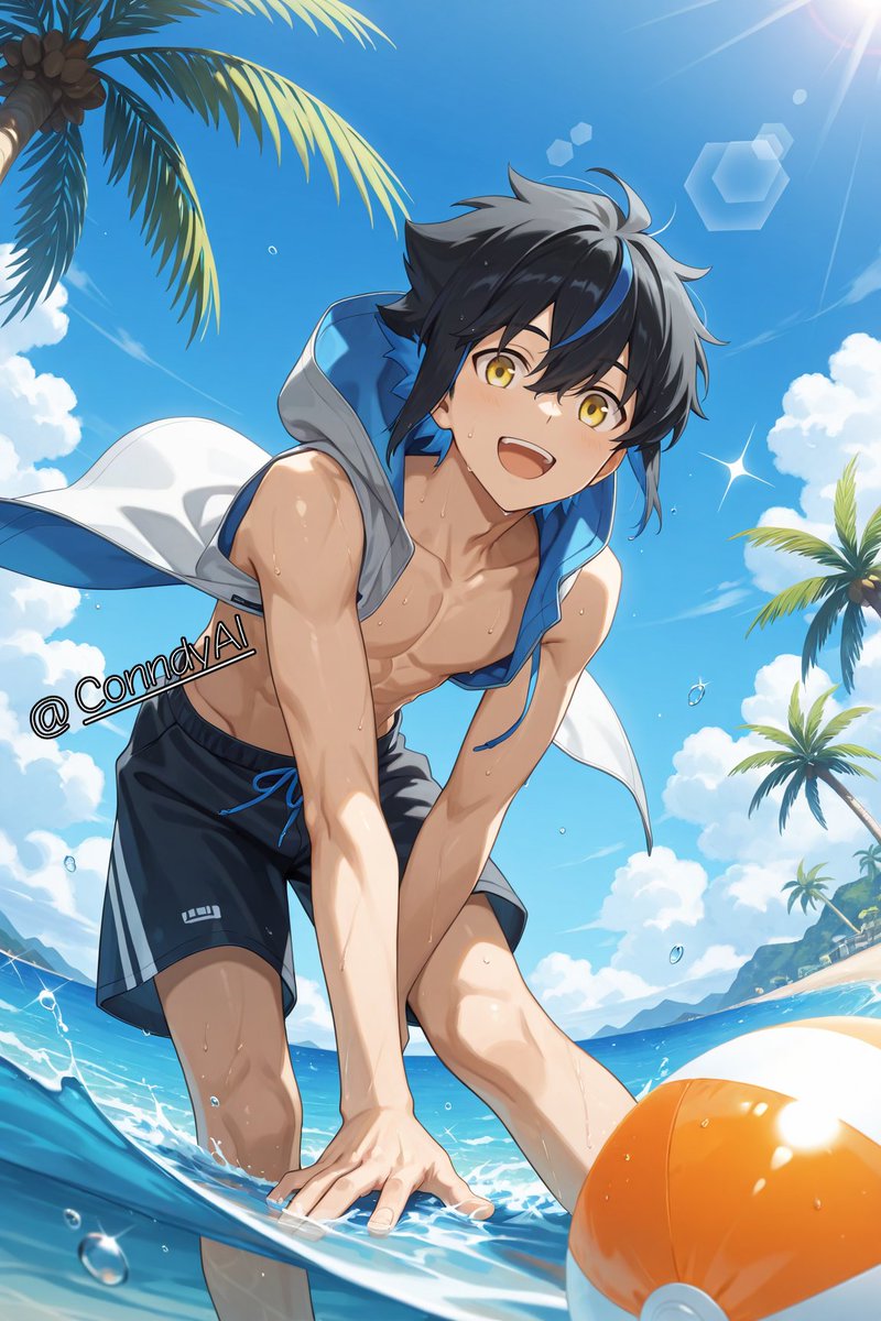 Hallelujah - Monster Strike
ハレルヤ - モンスト

Sometimes the streaked hair will turn out black, you can add a () to make sure it is blue

Lora: tensor.art/models/8868266…

#AIart #AIBL部 #AIイケメン部 #yaoi #gay #NSFW #R18 #モンスト