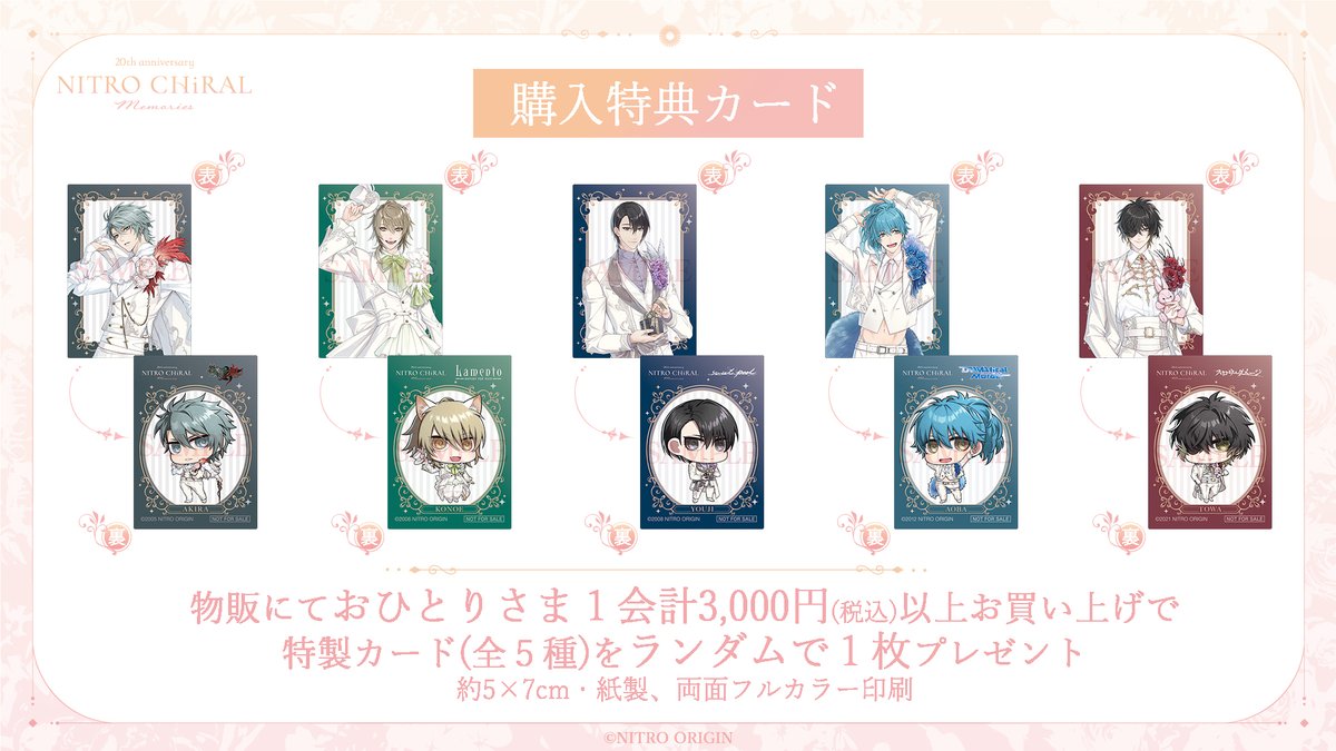 20th anniversary NITRO CHiRAL Memories (@20th_CHiRAMemo) / X