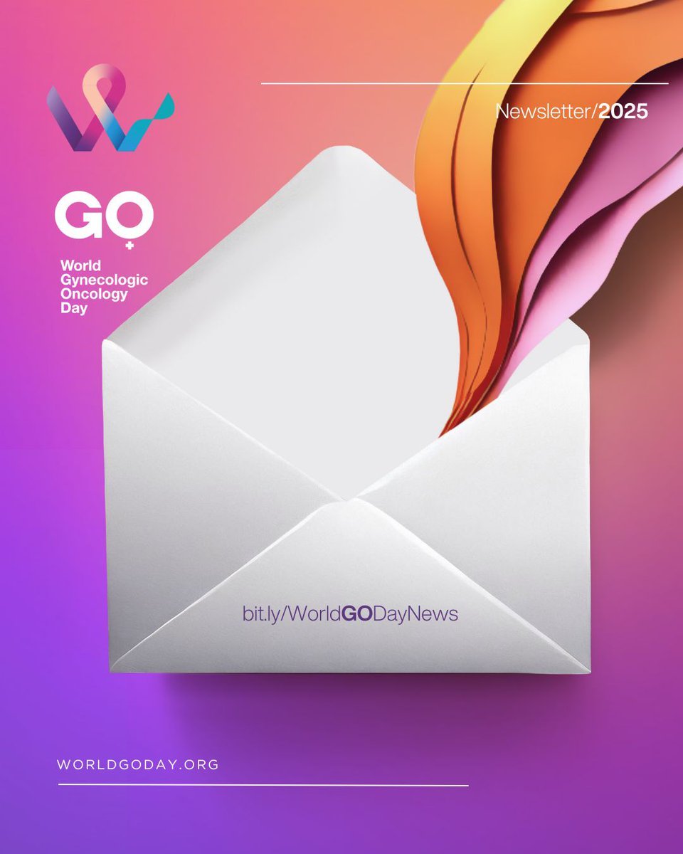 We aim to inspire! 🤩 Find helpful tips &amp; useful advice for your #WorldGODay2025 awareness events in our newsletter, which drops Sunday! 💜

You’ll get links, interview transcripts w/ great guests like Dr Mburu 🇰🇪, &amp; more! 👉 bit.ly/WorldGODayNews 

#gynonc #gyncancer