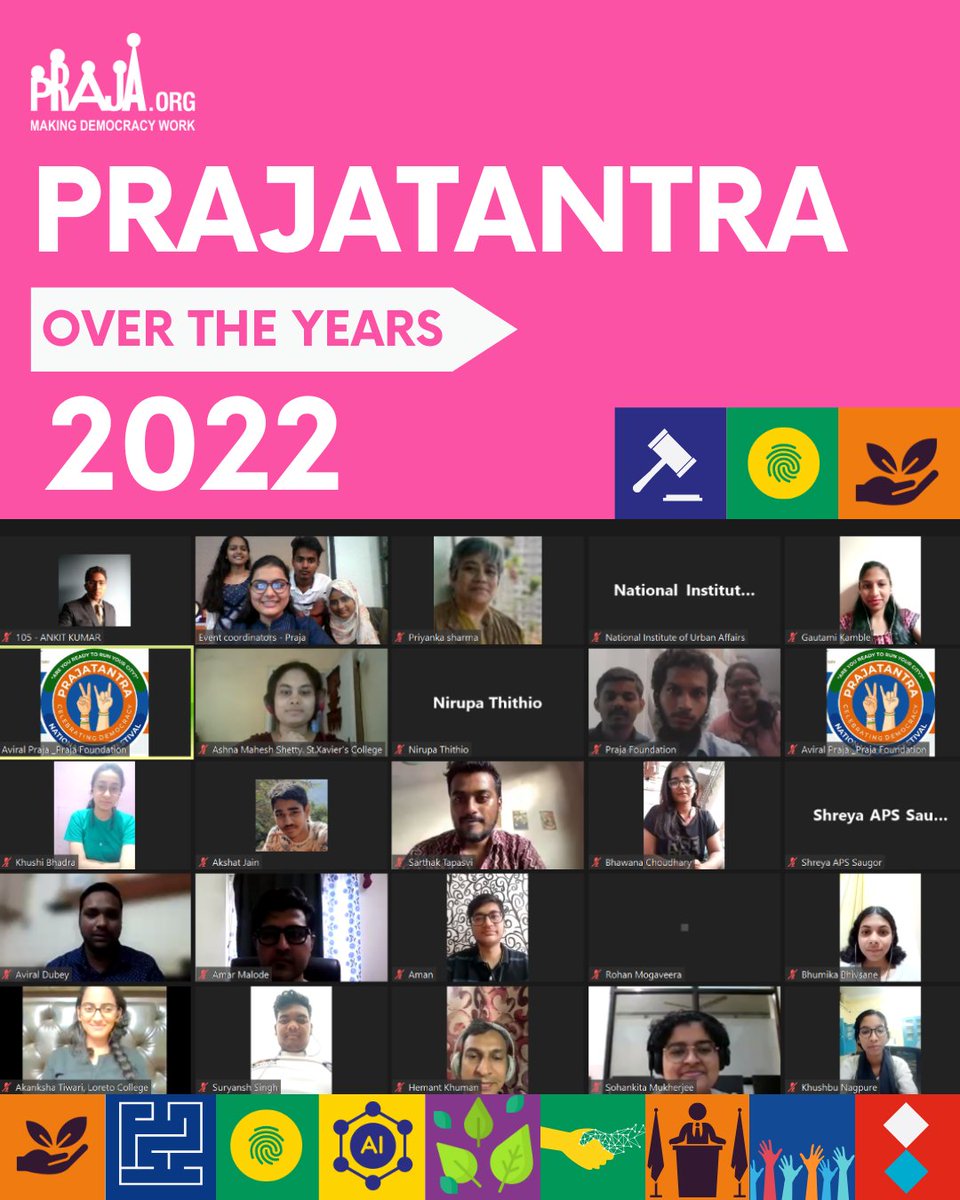 Prajafoundation's tweet image. From 2019 to 2025, Prajatantra has grown significantly, driven by our mission to reignite the spirit of democracy. We're thrilled to see our purpose resonate with the youth and inspire future leaders to join us.
Register here: tinyurl.com/ye28xfy8
@milindmhaske