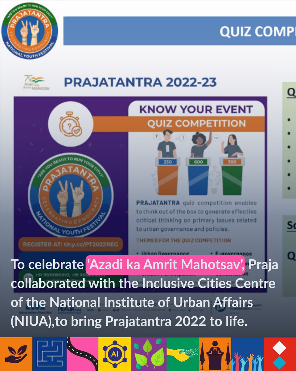 Prajafoundation's tweet image. From 2019 to 2025, Prajatantra has grown significantly, driven by our mission to reignite the spirit of democracy. We're thrilled to see our purpose resonate with the youth and inspire future leaders to join us.
Register here: tinyurl.com/ye28xfy8
@milindmhaske