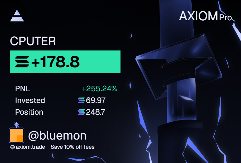 Feels good to be back in the trenches $CPUTER