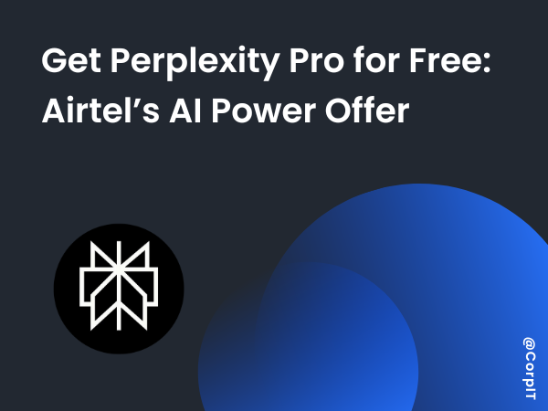 bxtgeek's tweet image. Airtel users get Perplexity Pro FREE for 12 months (₹17K value)! 🚀

Unlimited AI searches, GPT‑4.1/Claude models, image gen, file uploads &amp;amp; Labs—all via Airtel Thanks app.

Here’s how to grab it👇
corpit.org/airtel-perplex…