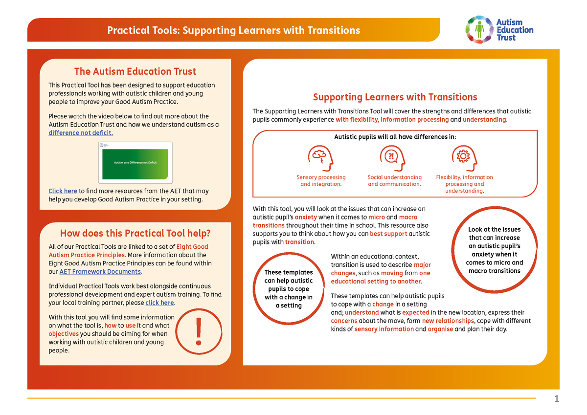 AutismEducatio1's tweet image. Change is one of the biggest stressors for autistic pupils.
AET's Tool 9 helps school staff turn periods of potential disruption into well-managed, supported experiences.
🔗 : bit.ly/3wGk43W
#AutismEducation #Autism #GoodAutismPractice #NeuroInclusivePractice