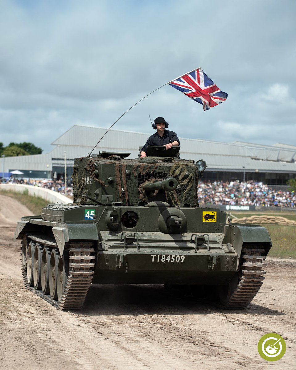 TankMuseum's tweet image. This Centaur III, part of the Bannister Collection, has featured in HBO miniseries Band of Brothers, & BBC Documentary D-Day to Berlin - and proudly appears at Tank Museum events regularly (pictured here at TANKFEST 2025.)