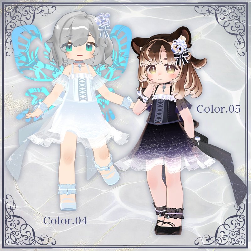 🎁発売前キャンペーン🎁
7/20 0:00より販売開始の「SeasideDress」プレゼントキャンペーンを実施します！まめふれんず、えも研素体、ビスキュイ、みみのこの4アバター対応！

7/19迄にフォロー＆このポストをRPで抽選3名様に衣装のフルセットをプレゼント！

URLはツリーにて▼
#Sachis_Factory