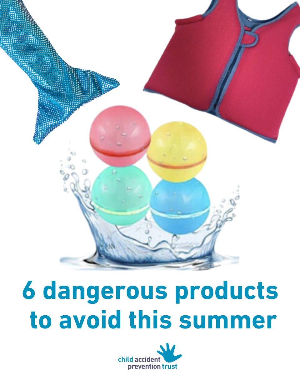 CAPTcharity's tweet image. We tend to think ‘If I can buy it for my child, it must be safe’. But sadly, that isn’t always true. To help you spot which products to avoid this summer we’ve highlighted some of the big risks and top tips for shopping safely online.
👉 capt.org.uk/6-dangerous-pr…
#ChildSafety