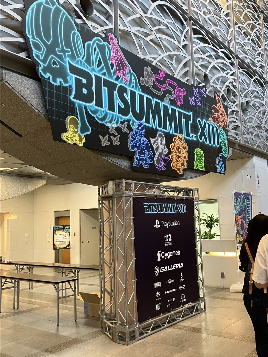 #BitSummit #BitSummit13th 
展示終了しました〜！
多くの方に遊んでもらいアドバイスも頂きました！展示するのは本日だけなので明日は遊びまくる！
改めて本日はありがとうございました♪