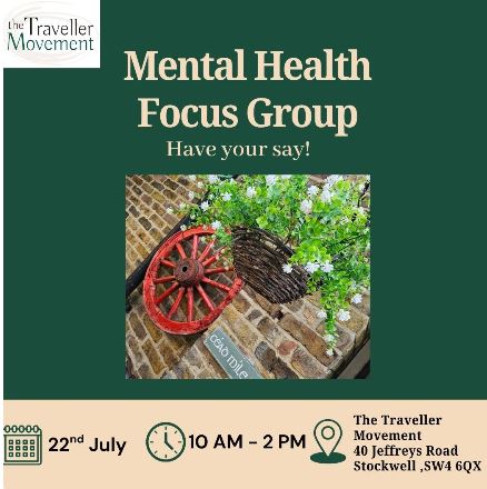 GypsyTravellerM's tweet image. We're looking for Romani (Gypsy) and Irish Traveller women to attend our mental health focus group looking at the barriers communities face when trying to access mental health support and/or their experiences of accessing mental health support. The focus group will be taking…