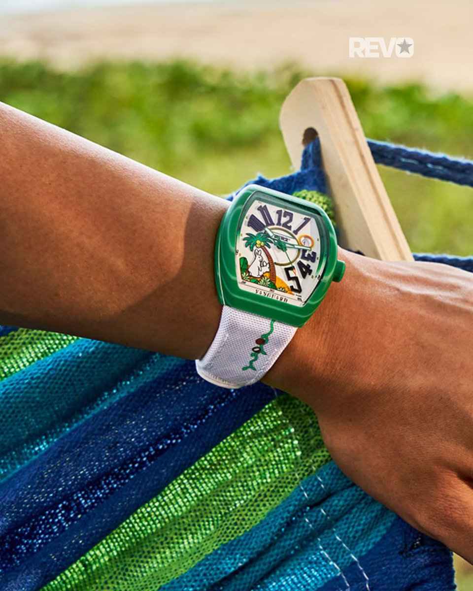 Franck Muller y #FR2 presentan el Vanguard Beach, un reloj deportivo con caja de fibra de vidrio. La esfera muestra conejos en escenas icónicas, propias de la marca japonesa. Tiene movimiento automático y correa estampada. Aparecen en tres colores.
revolution.watch/mxl/