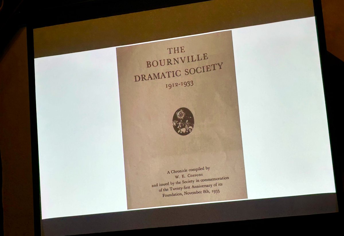 A great evening yesterday - a heritage talk by <a href="/DrCP_H/">Professor Catherine Hindson</a> at the beautiful <a href="/Selly_Manor/">Selly Manor Museum</a>, telling the story of early 20th century theatre at <a href="/CadburyUK/">Cadbury UK</a>.

Thankyou for signing my book, Catherine - I look forward to reading it soon! Lovely to meet you 💜

#Bournville #Theatre 🎭