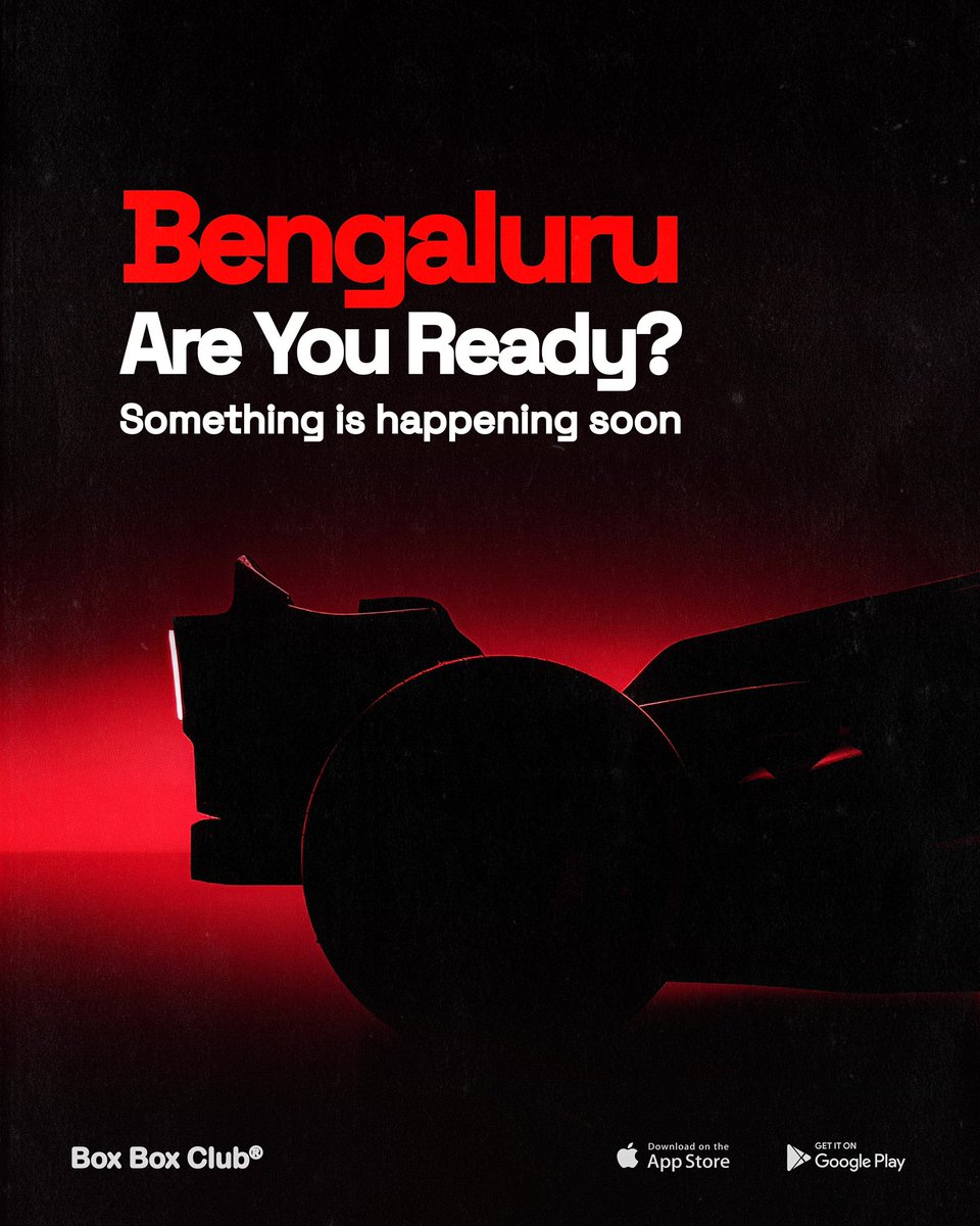 BoxBox_Club's tweet image. Bengaluru, keep your next weekend free 👀 Big reveal coming soon! 🏎️🤌🏼
#Bengaluru #f1 #boxboxclub