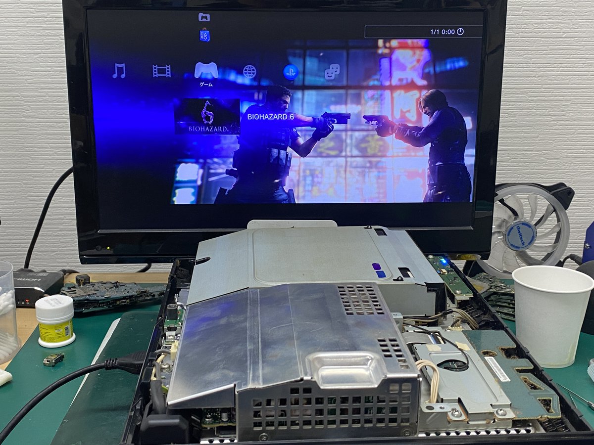sakito_gmrepair's tweet photo. YLODになってしまったPS3の基板修理をさせていただきました。故障していたヒューズとコンデンサを交換すると正常に起動する状態に復旧致しました。YLODは診断によっては長期使用出来る状態への復旧は難しい場合もございますが、同様の故障でお困りの方は是非一度ご相談ください。
#PS3 #YLOD #修理 https://t.co/hpmXv7uhbT
