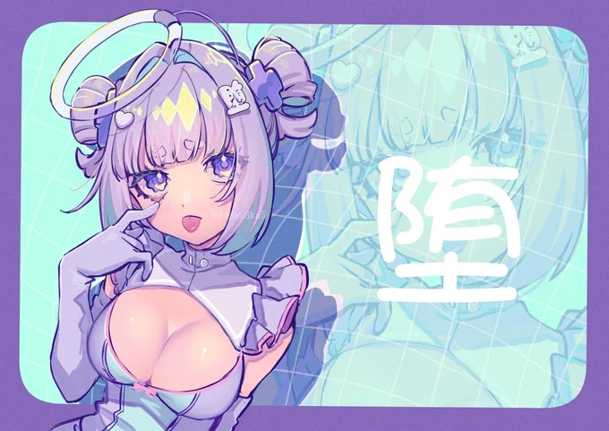 ぱやたし子さん()のOCのファンアート描かせていただきました 好きな要素しかなくて筆がノリノリだった 是非本家を見に行ってください:)