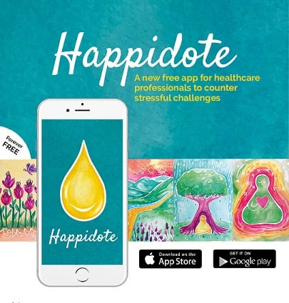 Happidote is back !  #FREE
Happidote (think happy antidote!) offers an easy way to access practical advice through simple guided meditations to help calm your mind and soothe the stress of work.
Happidote is a forever free meditation app. jankifoundation.org/happidote/