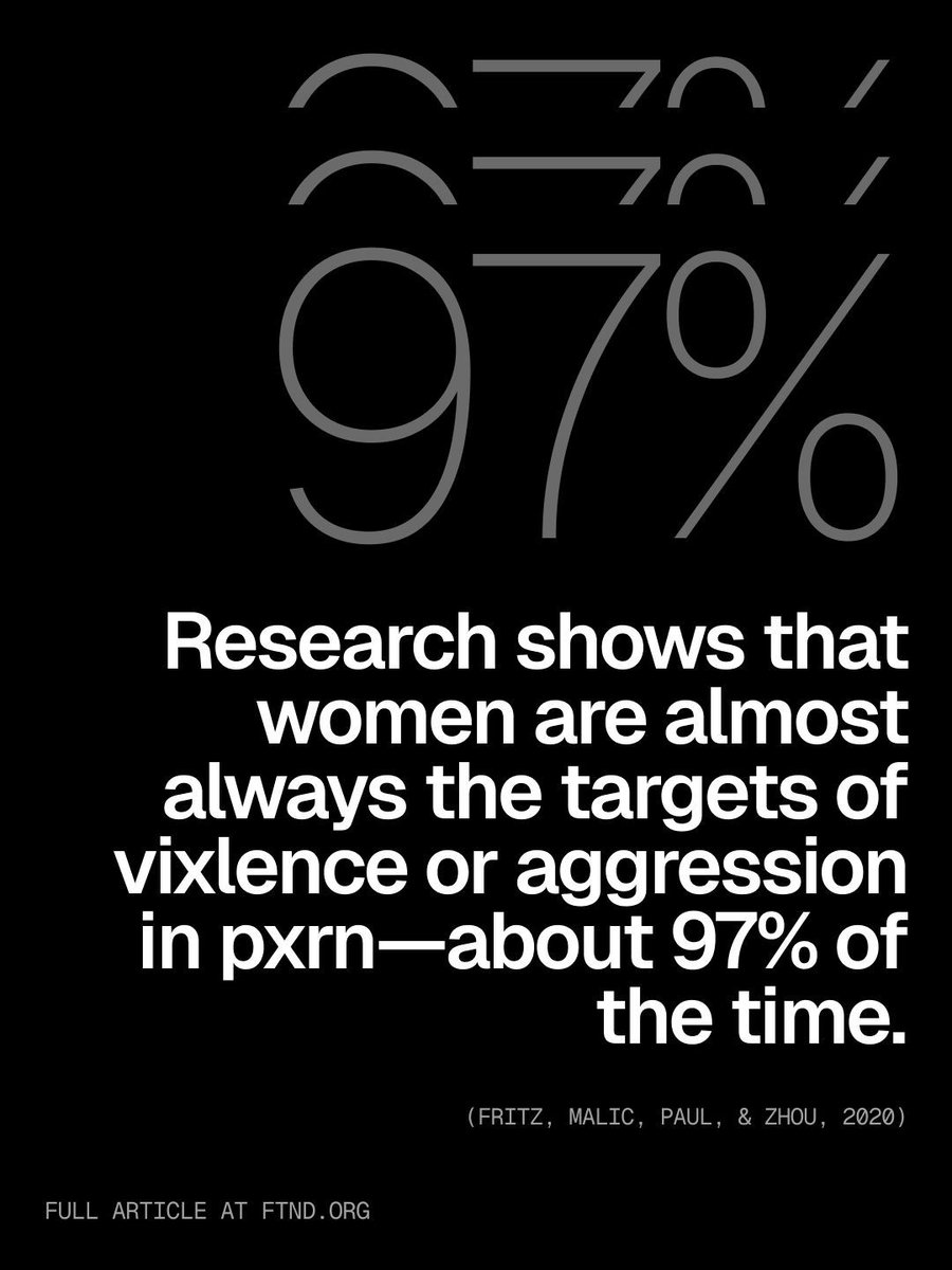 FightTheNewDrug's tweet image. Some porn consumers may tell themselves that they aren’t personally affected by porn or the toxic messages it perpetuates, but research suggests otherwise. Ultimately, there is no guarantee that porn won’t affect a consumer’s attitudes about sex in unhealthy ways.
Say no to…