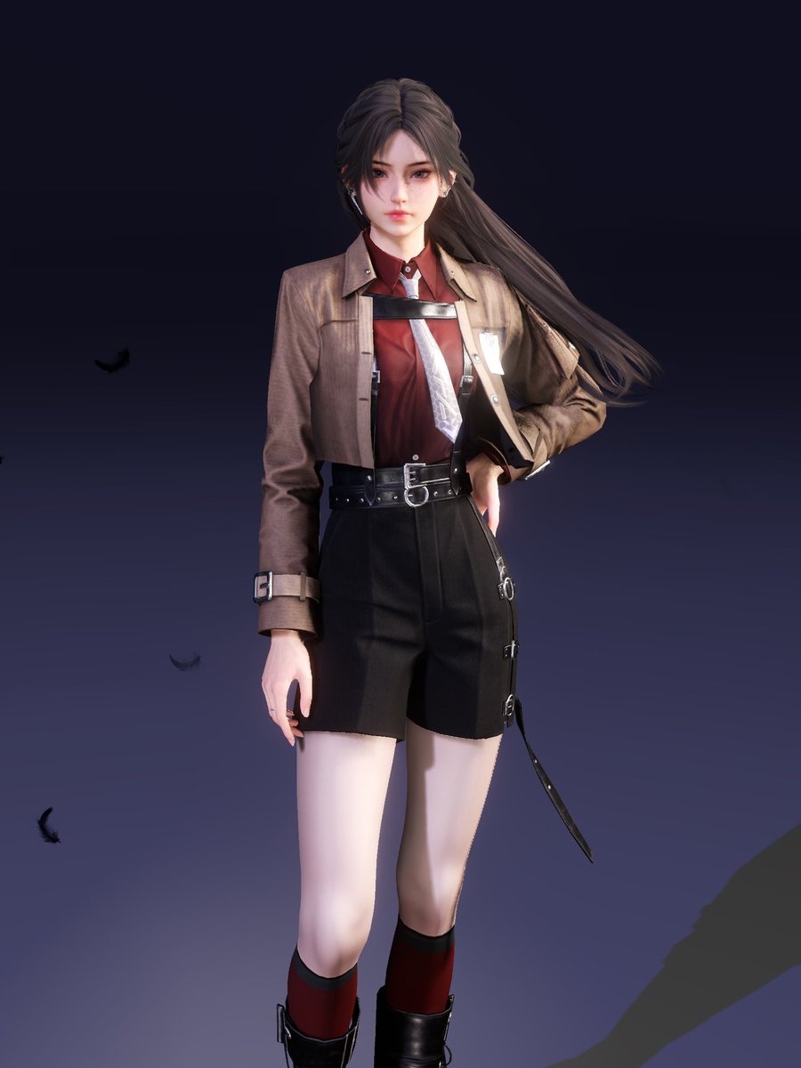 aokeysss's tweet image. i exchanged my sanity for this outfit.. is it worth it? honestly i’m not sure but she looks so badass here