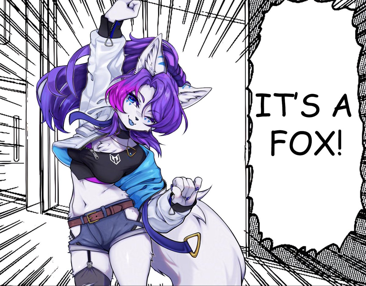 Azra_fox's tweet image. SUDDENLY ~

Blame @LunatheHyena for the jumpscare x3

#FoxFriday