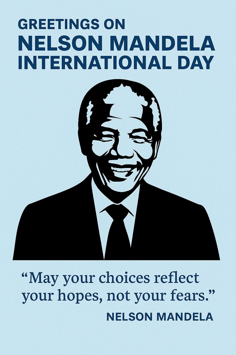 Today, the Embassy of Ukraine joins South Africans and the world in honouring Nelson Mandela’s legacy of justice, dignity, and reconciliation.

“Our human compassion binds us the one to the other.” – N. Mandela