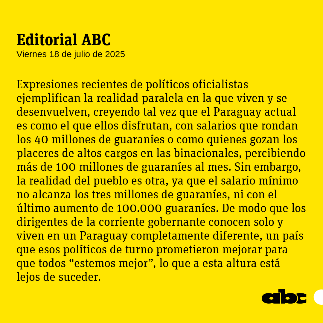 ABCDigital's tweet photo. #ABCEditorial| "La realidad no se mide con un “cheesecake” sino con lo que existe en la heladera".

🔴WhatsApp: https://t.co/LuEMQs9E4E

https://t.co/vFhfWD3lEP https://t.co/KfxDiBfBdz